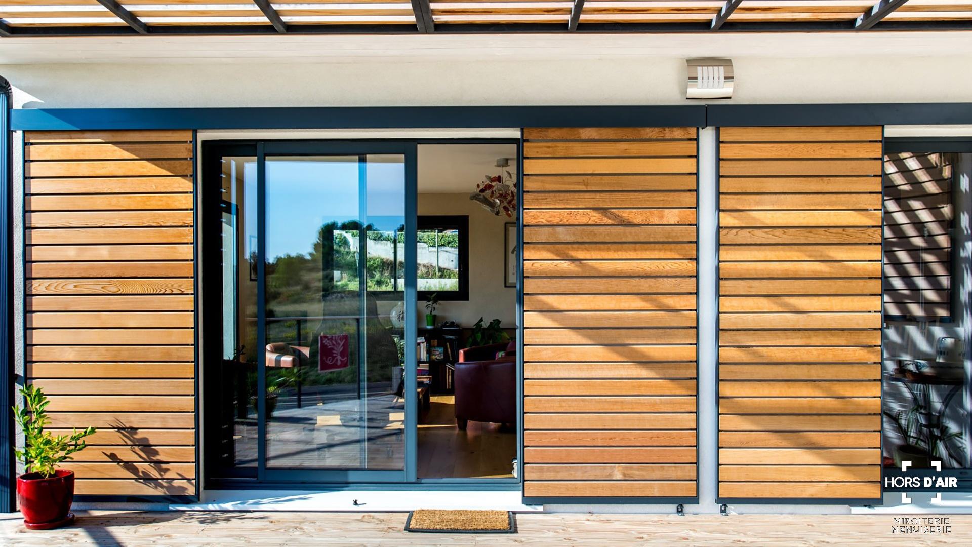 volet coulissant side